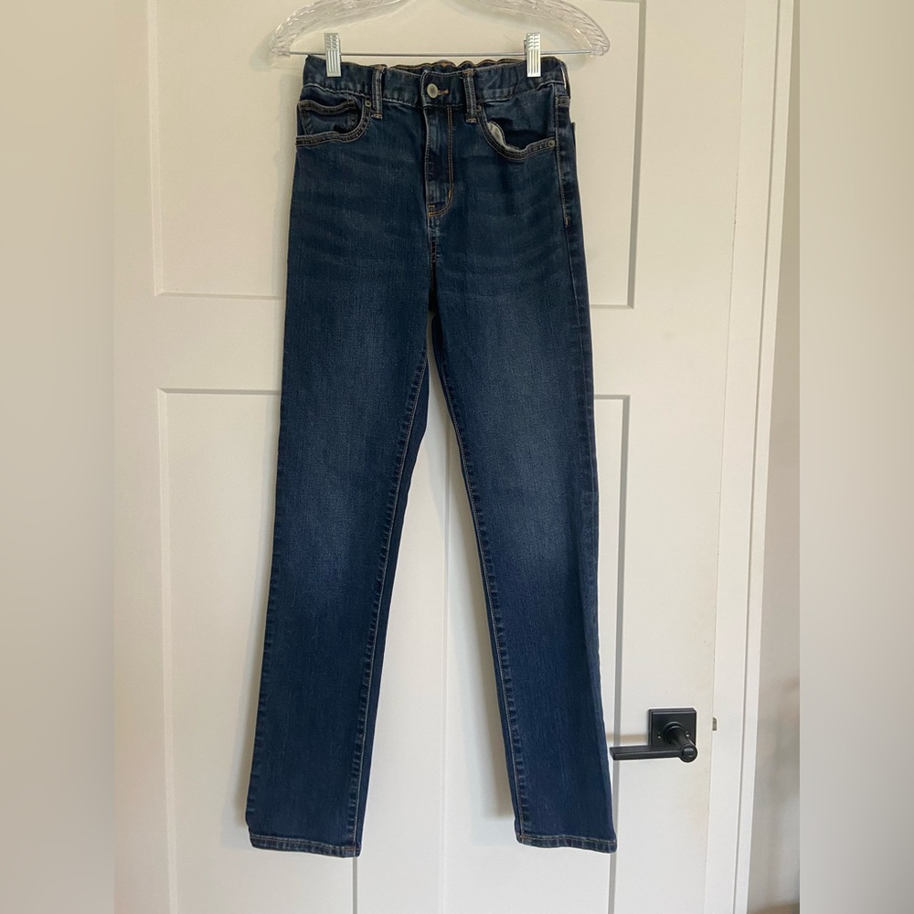 Old Navy, like-new boys skinny fit jeans. Size 16.